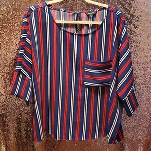 Dolman Sleeve Dress Shirt